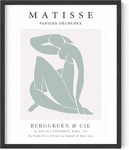 HAUS AND HUES Póster estético de Matisse en colores pastel danés, decoración de habitación en pastel danés, impresión estética de Matisse y