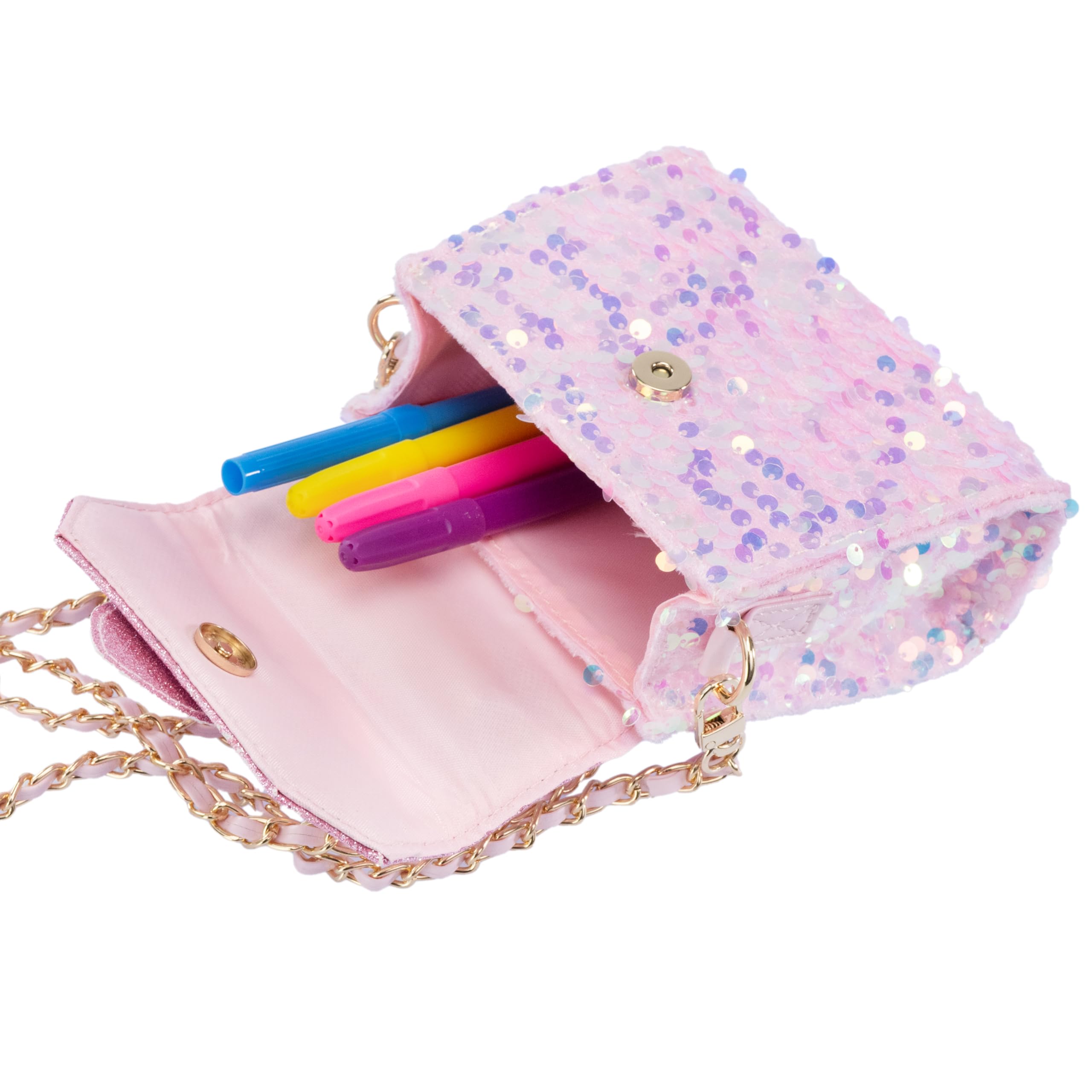 Girabrilla Fashion - Bolso de mano con asa de perlas y correa