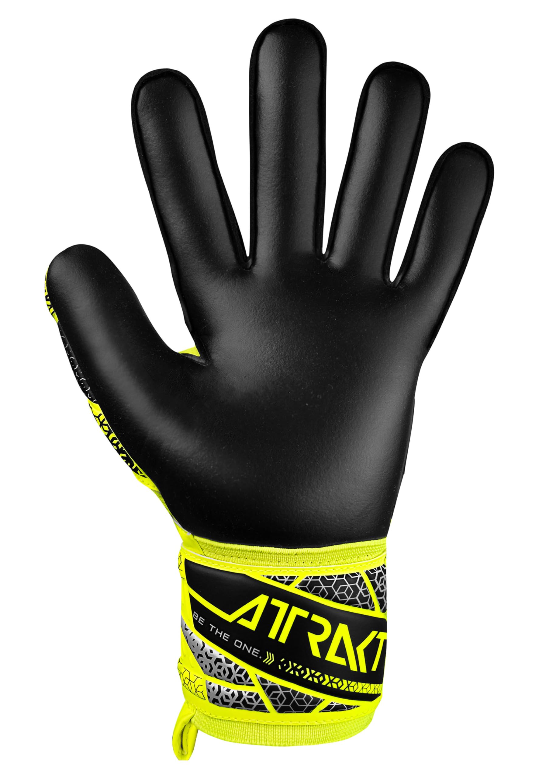Reusch Torwarthandschuhe Unisex Erwachsene | starker Grip, sicherer Halt, Komfort & Kontrolle | atmungsaktiv & robust | für Training & Spiel | Rasen & Kunstrasen | Größe 7-11 | Attrakt Silver