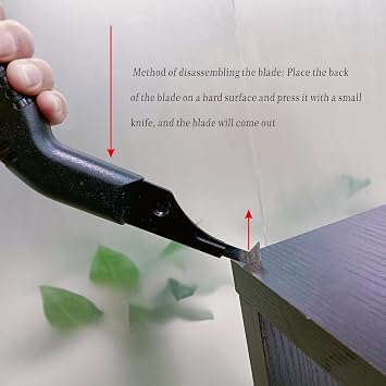 Grout Removal Tool,1 handle and 10 grouting saw blades