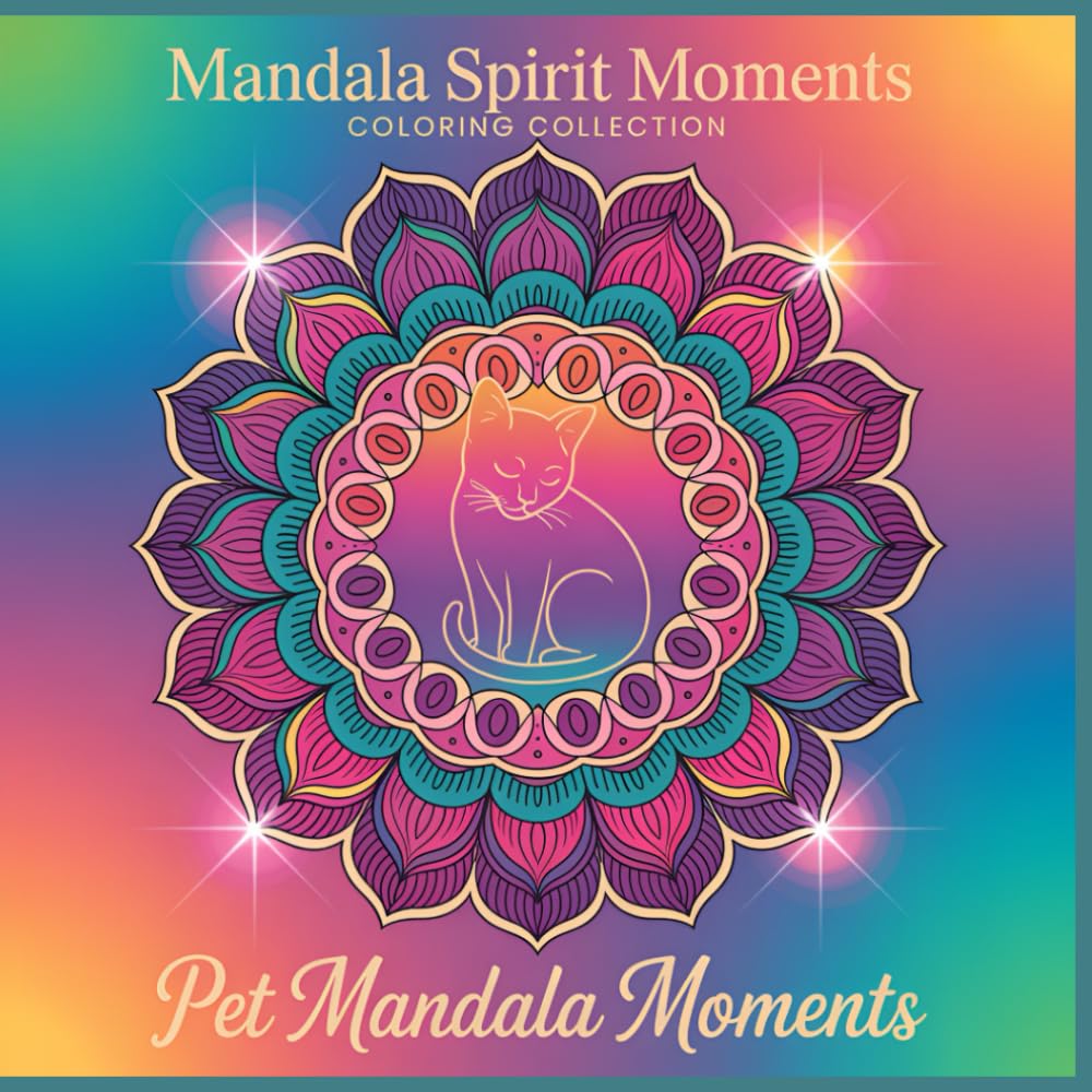 Pet Mandala Moments: A Cozy and Loving Mandala Coloring Book for Animal Lovers (Series Overview — Mandala Spirit Moments Coloring Collection)