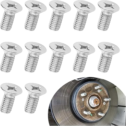 Tornillos rotores de disco de freno de 4812 piezas OEM # 93600-06014-0H, piezas del sistema de freno de repuesto automotriz compatibles con Acura,