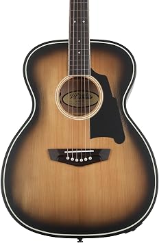 DAngelico Premier Tammany OM Acoustic-electric Guitar - Aged Burst