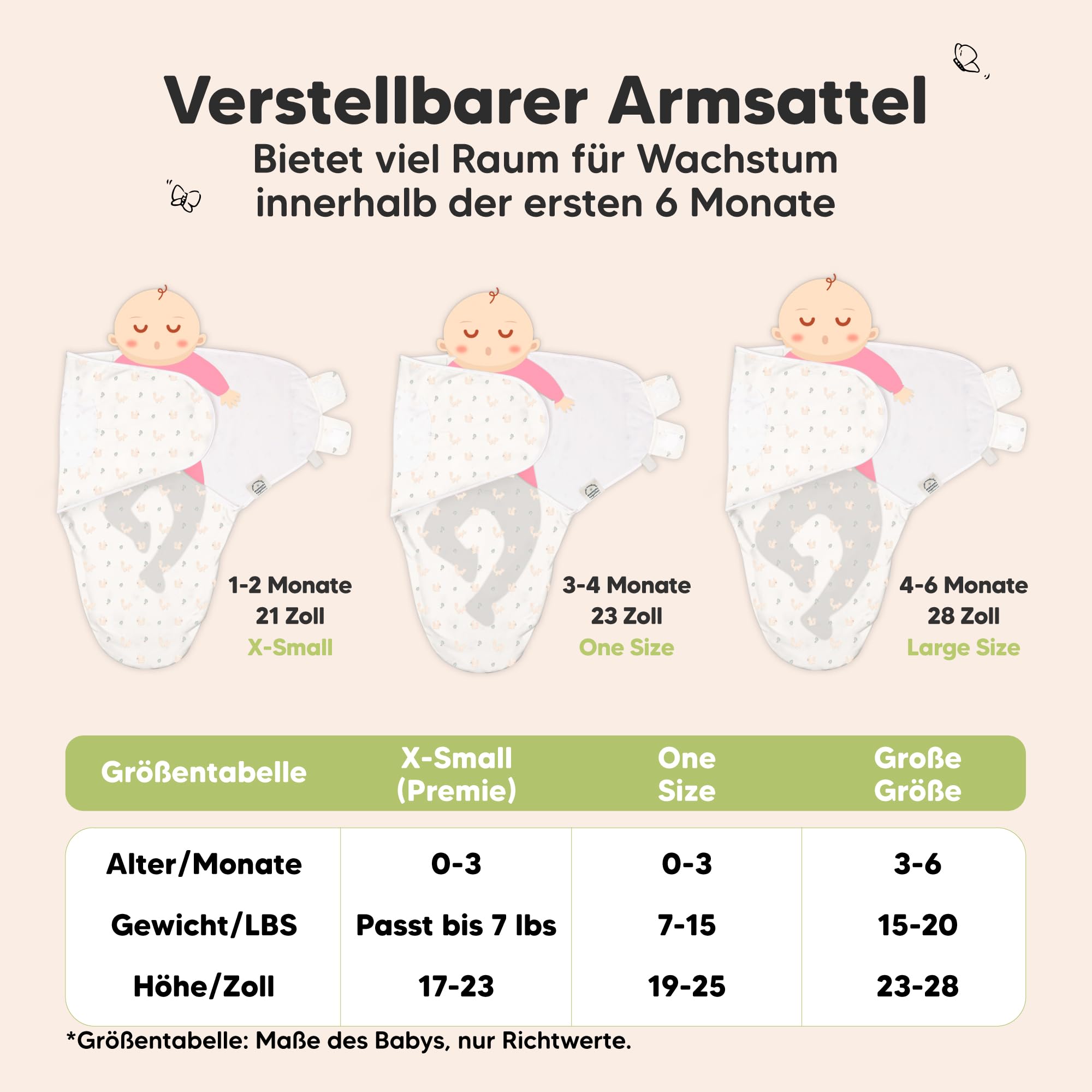 3-Pack Bio Swaddle Schlafsack Baby - Pucksack Baby 0-3 monate für Neugeborene, Weich und Gemütlich Pucktuch Säuglinge fur Mädchen, Jungen, Babyschlafsack Neugeborene, Atmungsaktiv (Dino Ridge) | Baby Mädchen Jungen Weiche Bio-Baumwolle Neugeborene Pucksac