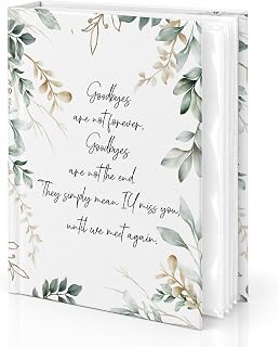 Small Photo Album for 4x6 Picture, Sympathy Remembrance Gift for Loss