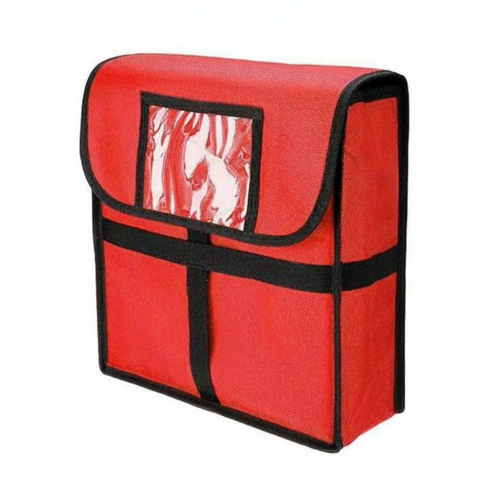 Sac Isotherme Repas Sacs Déjeuner Porte-Repas Sac Transport Nourriture Haute Capacité Multi-conteneurs Maintien Thermique Poignées Robustes et Fenêtre, Rouge