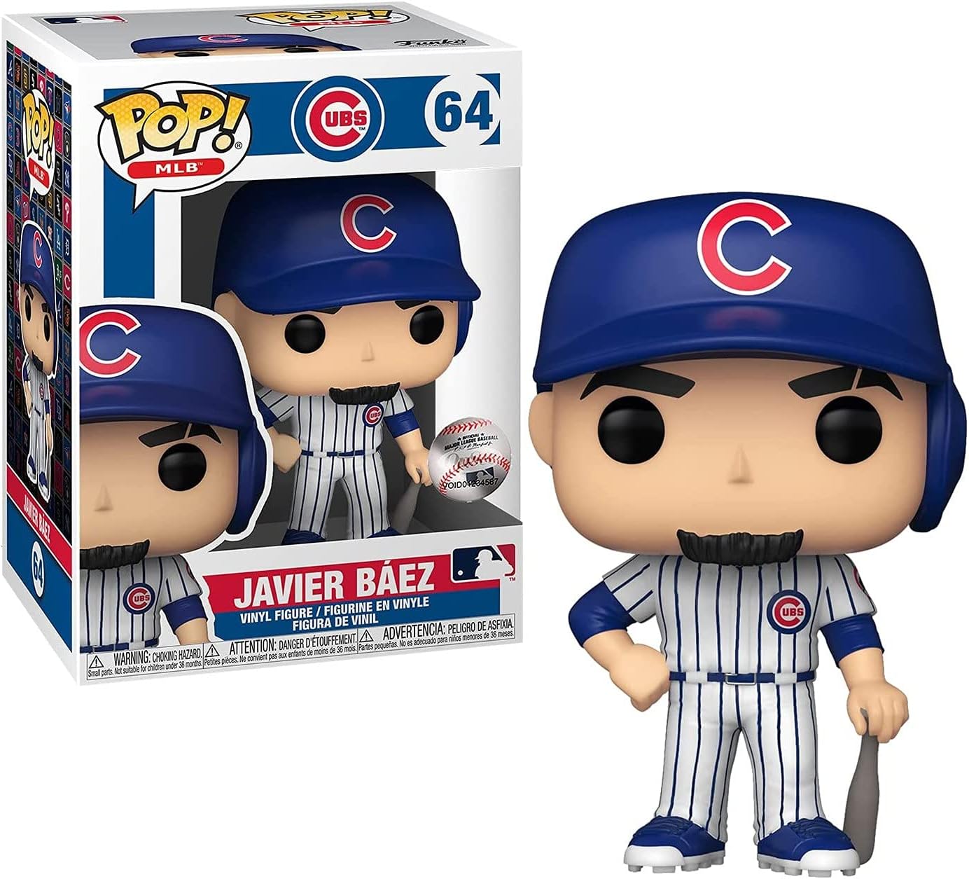 Funko 54643 Pop! MLB: Chicago Cubs: Javier Bez Home Uniform Vinyl Figure