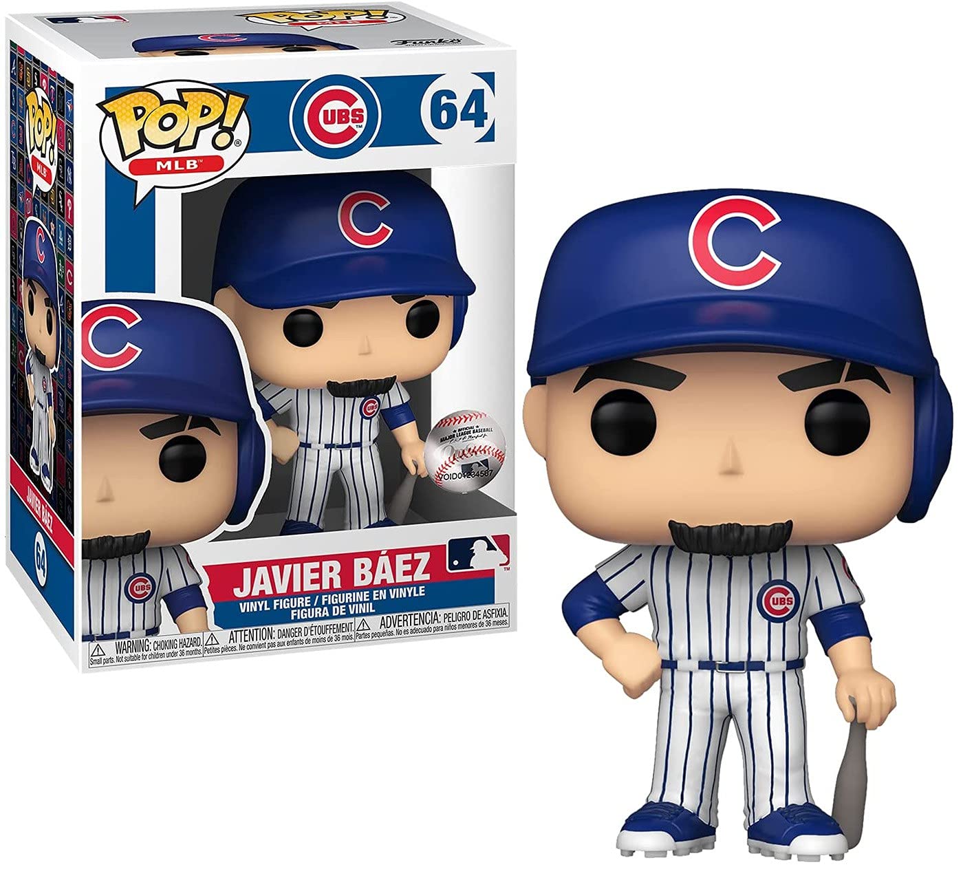 Funko 54643 Pop! MLB: Chicago Cubs: Javier Bez Home Uniform Vinyl Figure