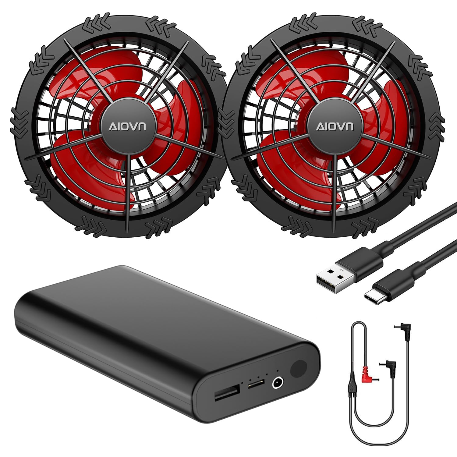 ファンバッテリーセット 空調作業服用 28V 暴風ファン 30000mAh Amazon.co.jp: [AIOVN] 空調作業服 ファンバッテリーセット 【30000mAh
