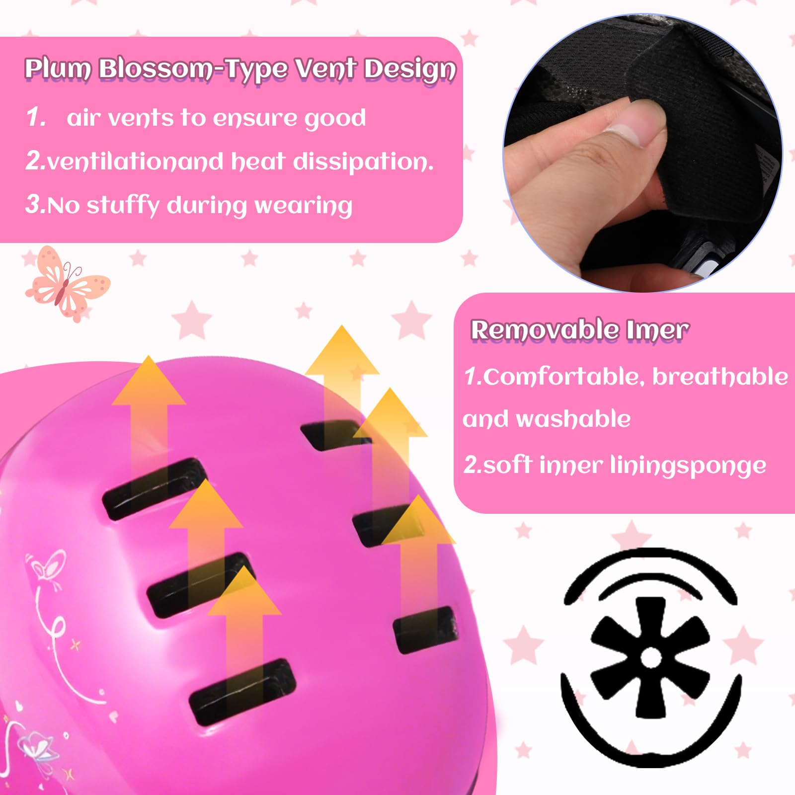 Casco da bicicletta regolabile per bambina bambino ragazze, Casco bici scooter bambino, Casco bambini per monopattino per skateboard bicicletta monopattino pattini in linea e ciclismo