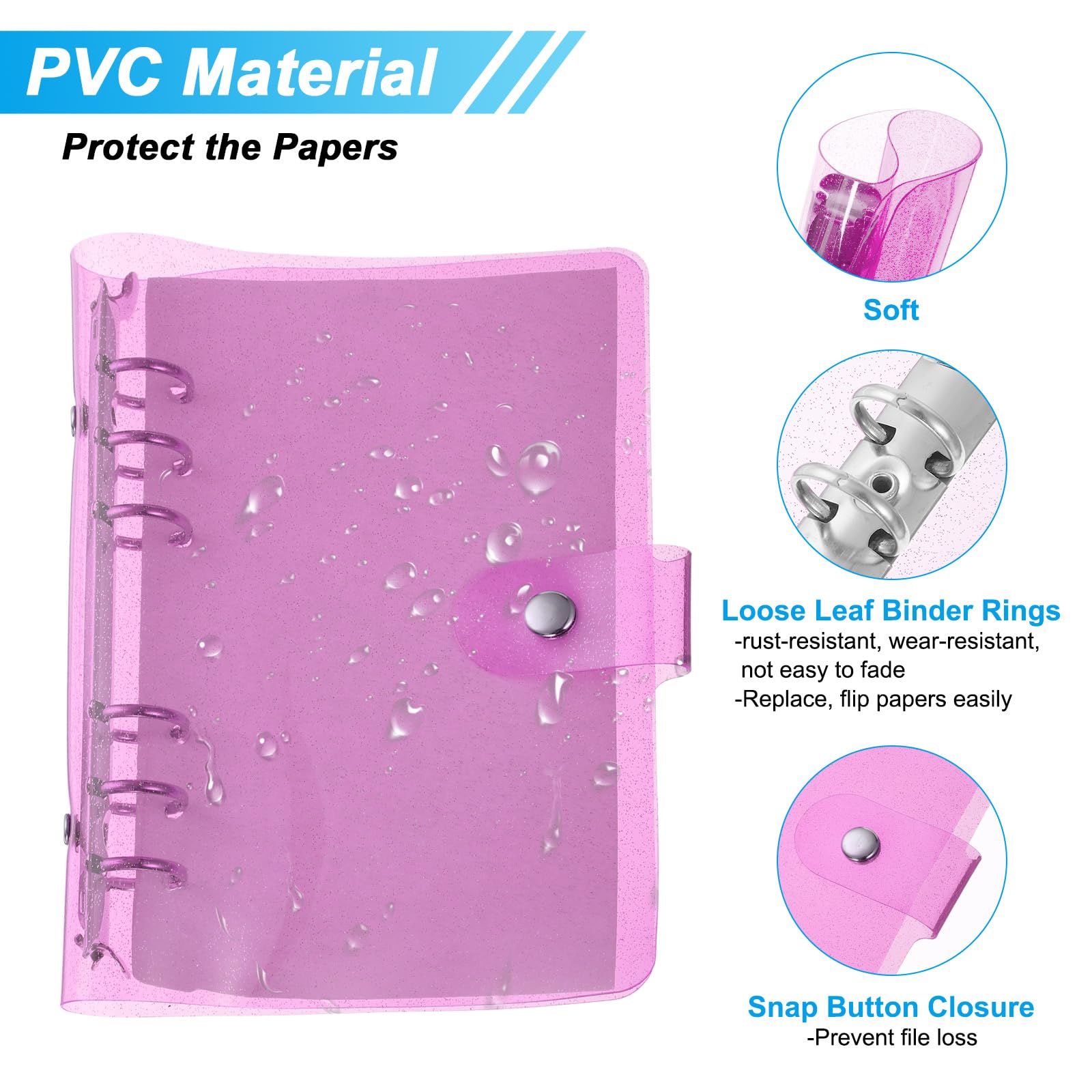 PATIKIL A6 Clear Binder Cover - Image 3