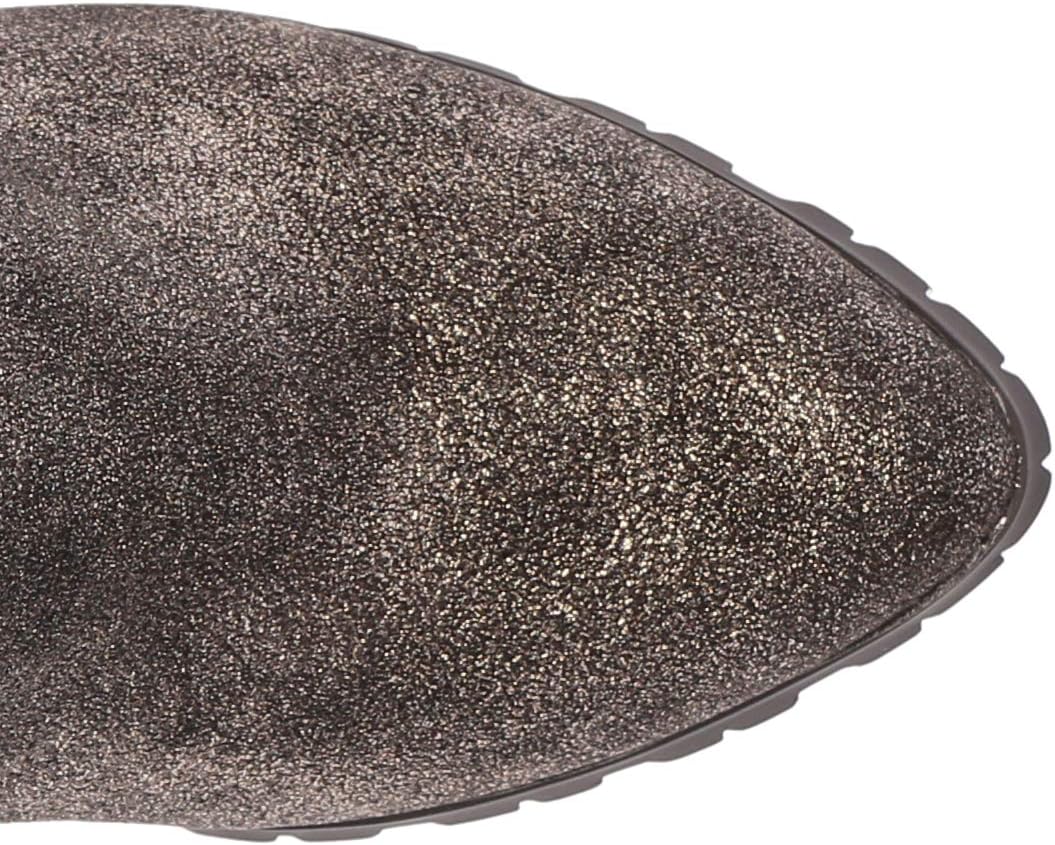 Katy Perry Women's The Raina Mid Calf Boot 5 Gunmetal