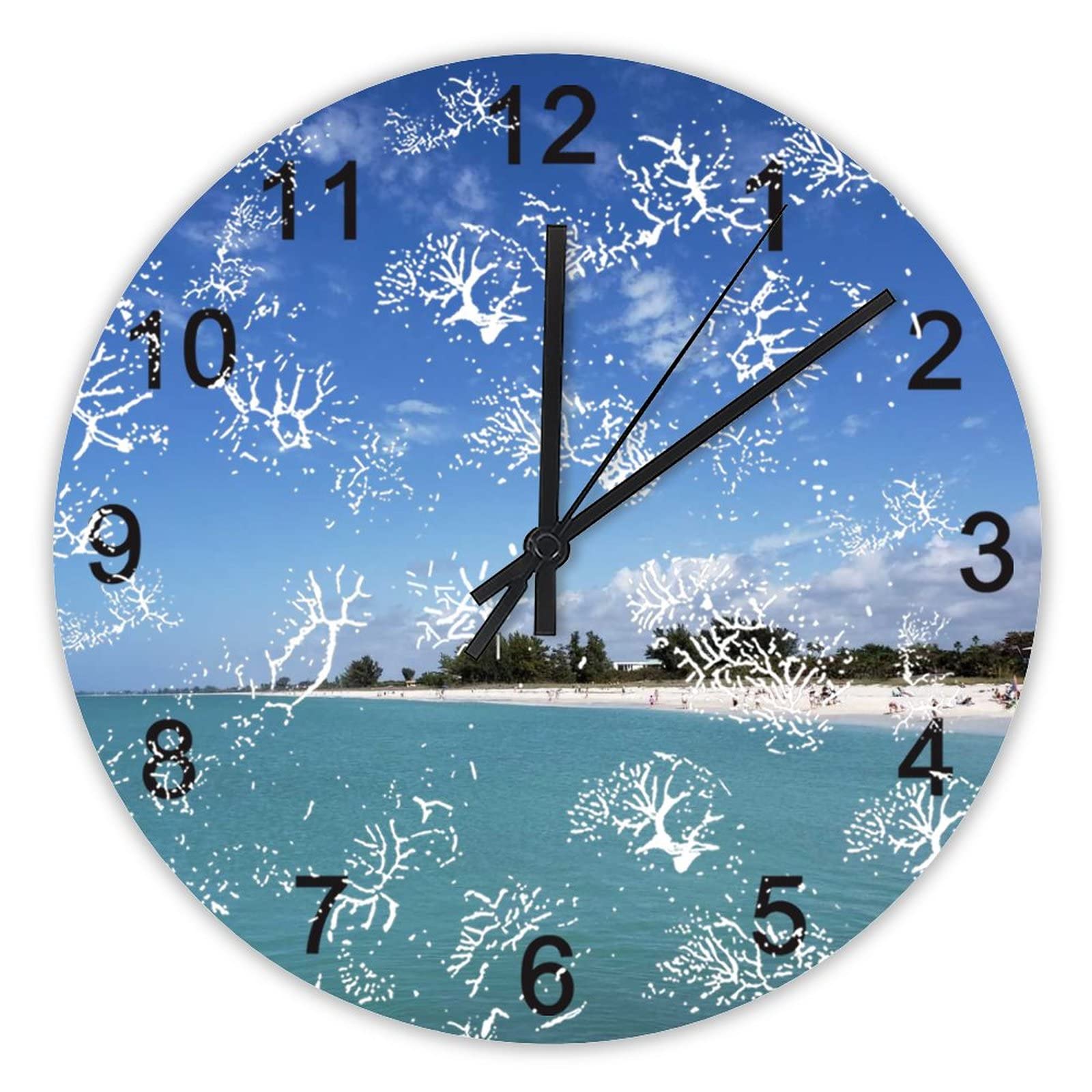 Horloge murale sans tic-tac pour retrouver le calme chez soi