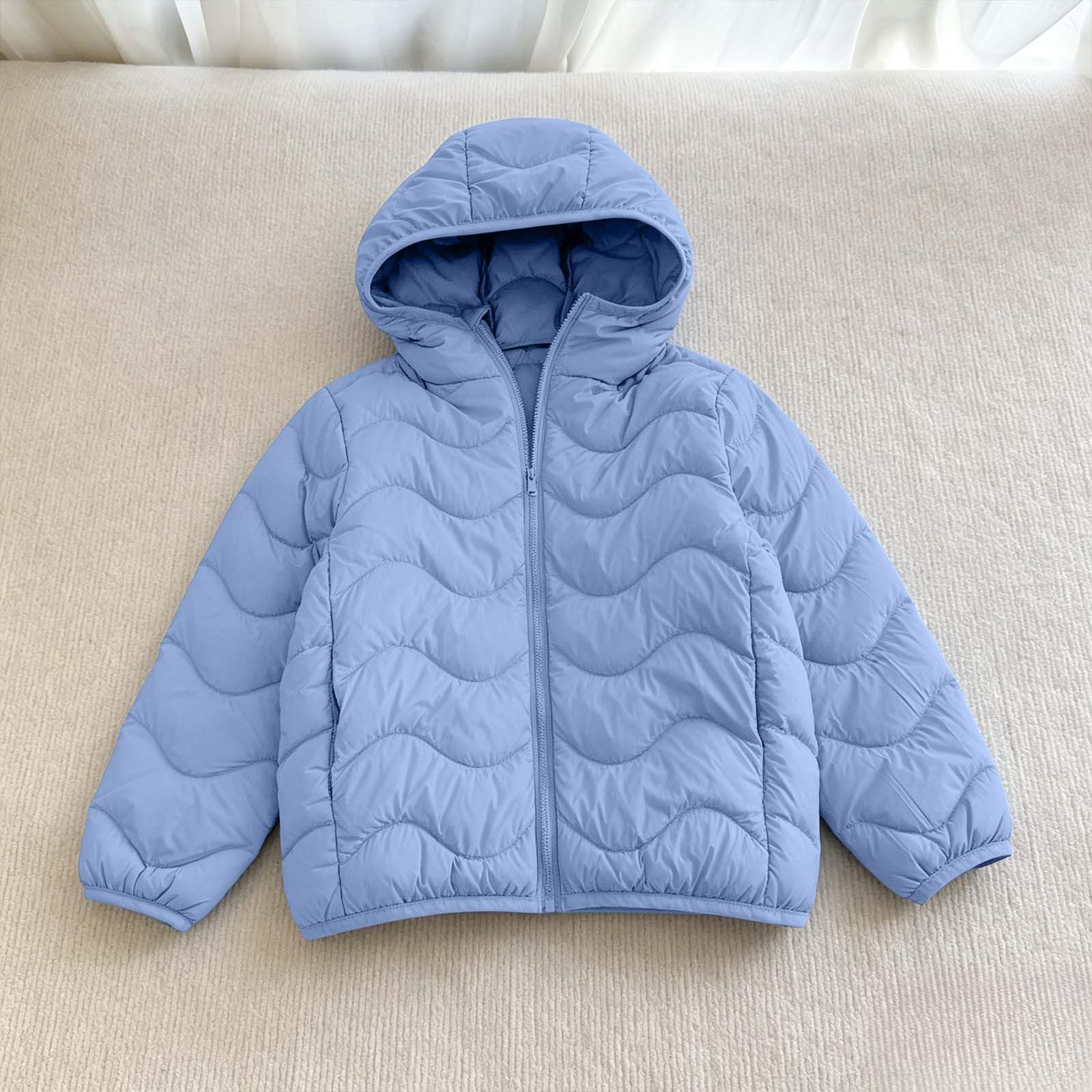 Kinder Steppjacke Winterjacke Übergangsjacke Jungen Mädchen Mit Kapuze