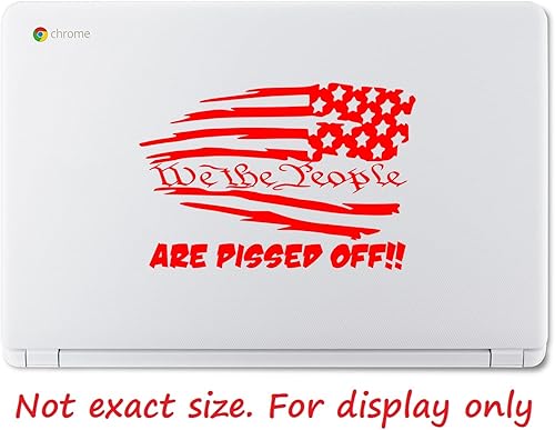 Miniatura 5 de Red Stars Rt. - Calcomanía de vinilo con la bandera estadounidense "We The People are Pissed Off" (We The People are Pissed Off)  UR Impressionspara