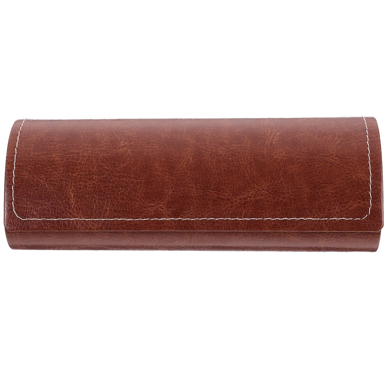 SUPVOX Glasses Case Leather Eyeglasses Case Hard Shell Protective Storage Box for Men and Women Pocket-Sized Sunglasses Box with Magnetic Closure for Travel