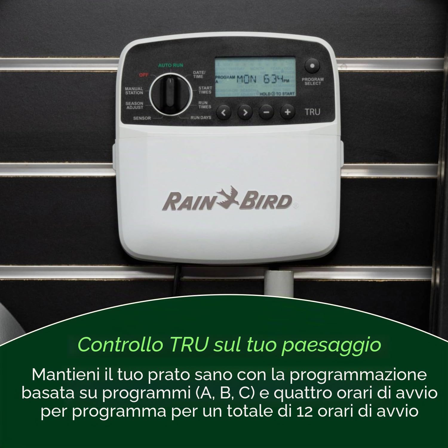 Rain Bird TRU6I Regolatore/Timer per Irrigazione Interna Basato su Programma, Modulo WiFi Ready, 6 Zone/Stazione