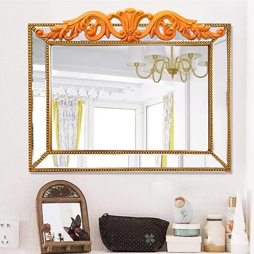 Vista 16 de Long Wood Appliques - DIY Wooden Carved Onlays for Bed, Door, Cabinet & Wardrobe Decoration (4PC, 20x5cm/7.8"x1.9")