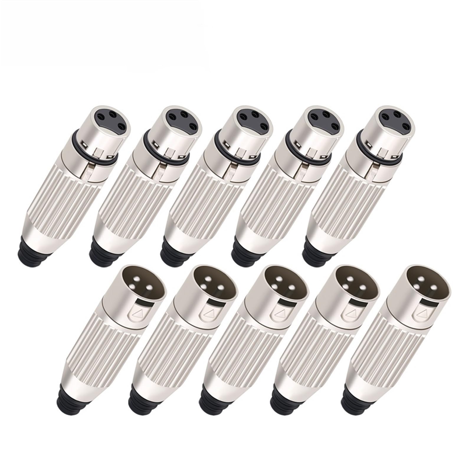 Conector XLR adaptador de audio para micrófono de videocámara kit de 20 piezas 20xD1033F