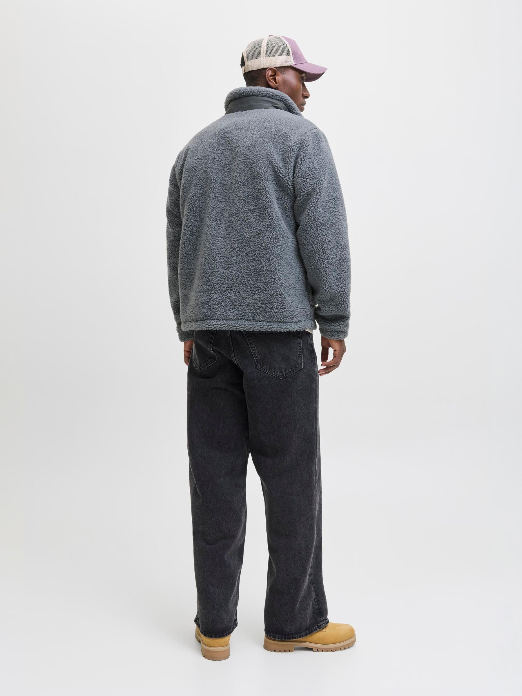 JACK & JONES Męska kurtka Jjesoho Teddy Jacket Noos, Stormy Weather, L, stormy pogoda, L