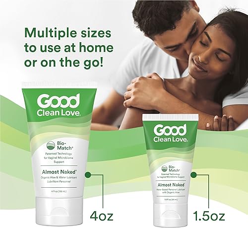 Miniatura 13 de Good Clean Love Naked Coconut - Aceite de coco orgánico y lubricante a base de agua, lubricante personal con ácido hialurónico. Seguro para juguetes