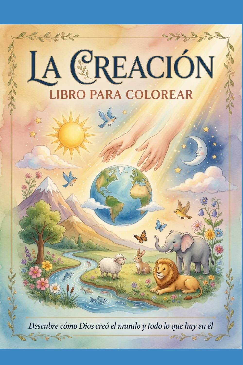 la creación - libro de colorear para niños