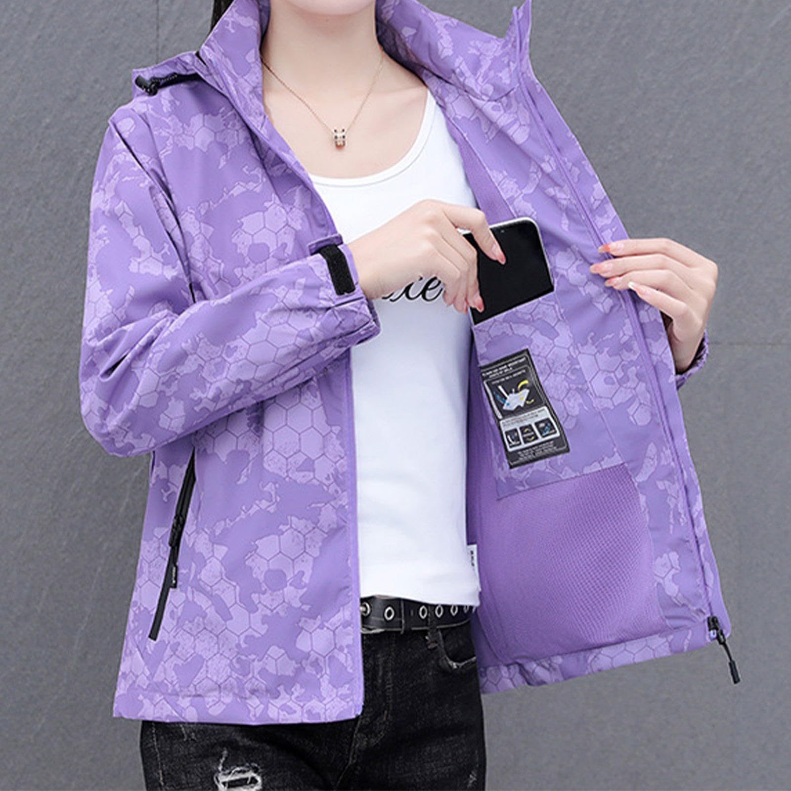 Giacca Da Donna Alla E Casual Con Stampa Raffinata Materiale Confortevole Adatto Alle Donne In Autunno Inverno Sacchetti Per Abiti Giubbotto Antipioggia Antivento Running Invernale