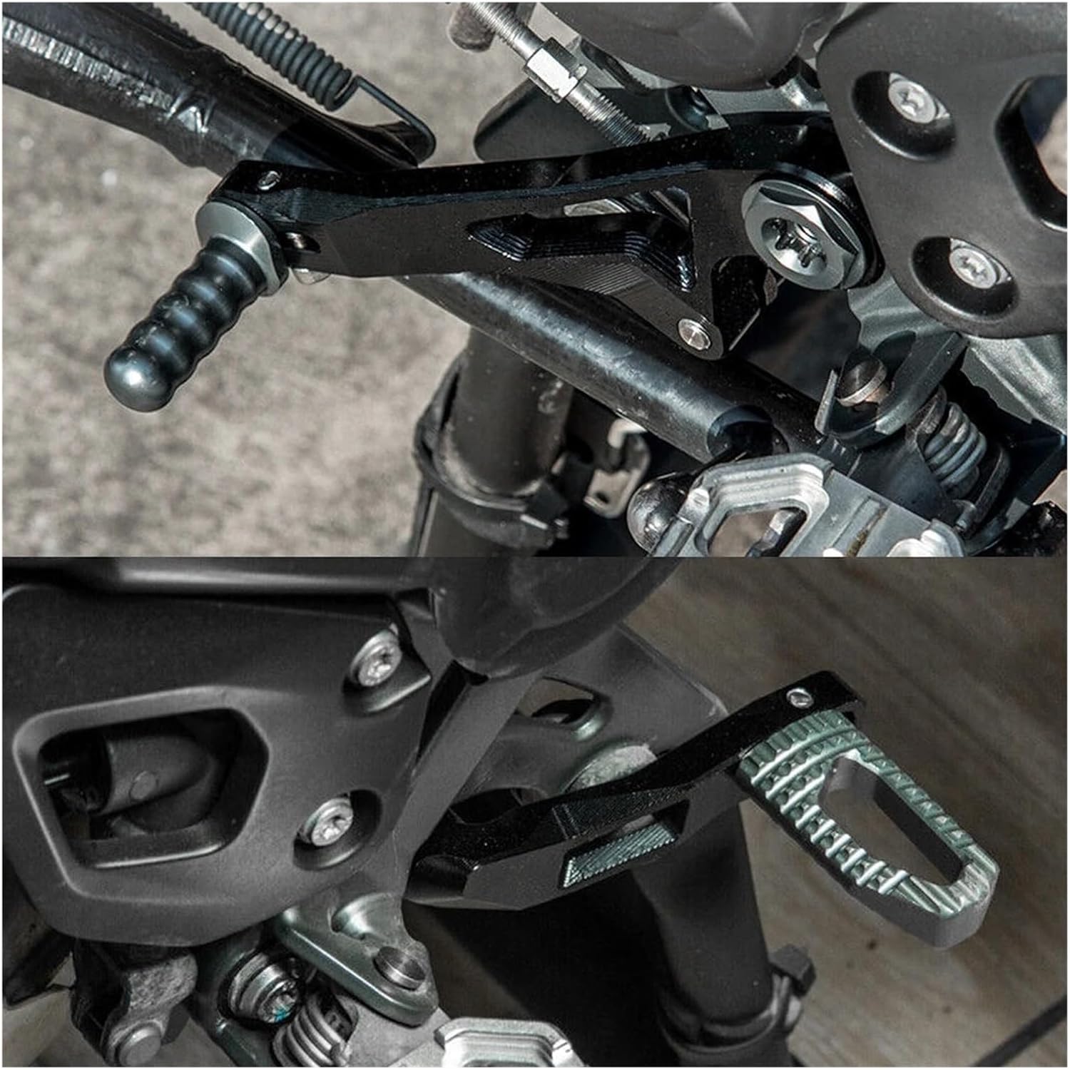 SarUel Motorcycle Shift Lever and Footpeg Installed on BMW R1250GS