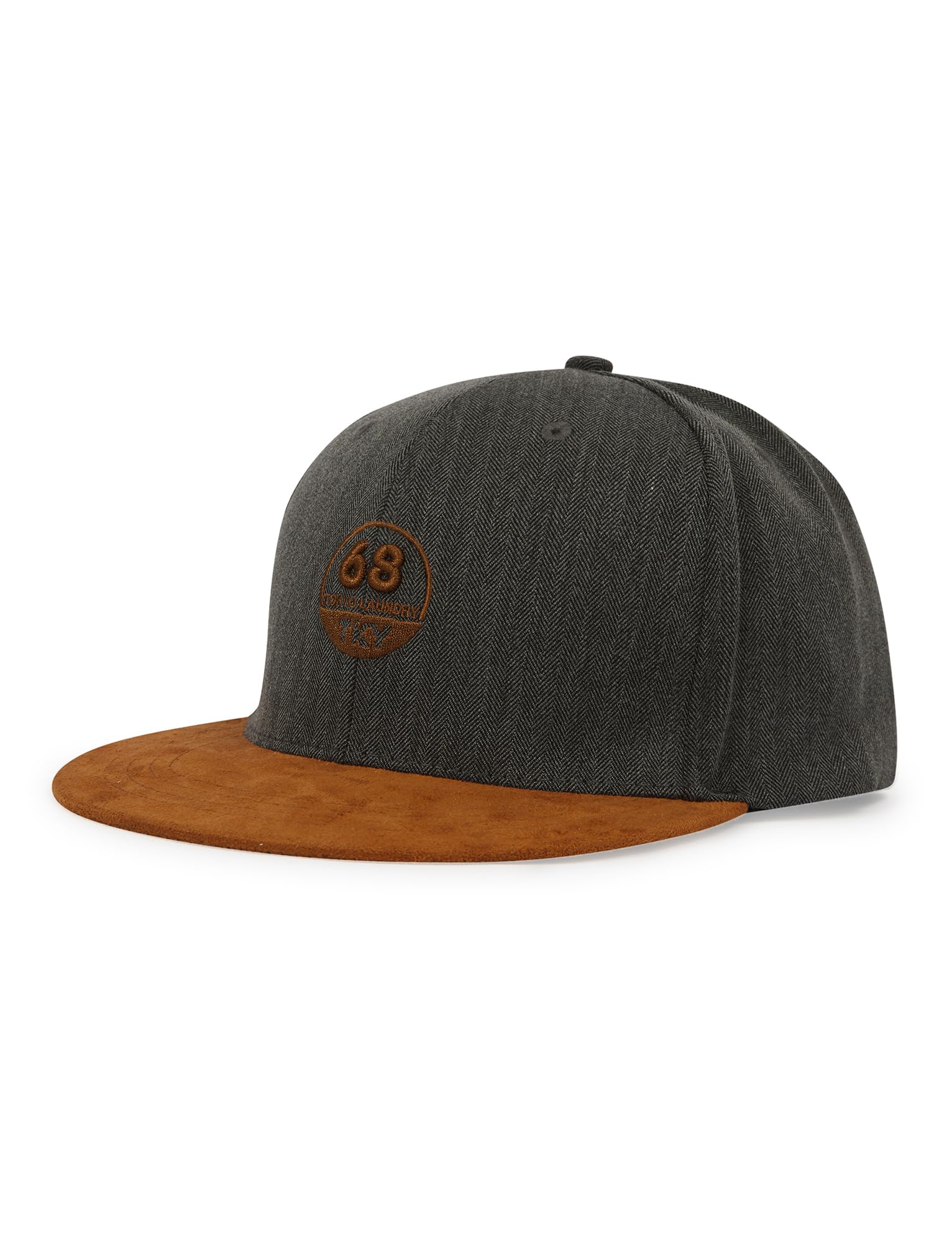 Tokyo Laundry Men's Nordre Flat Peak Snapback Baseball Cap Hat