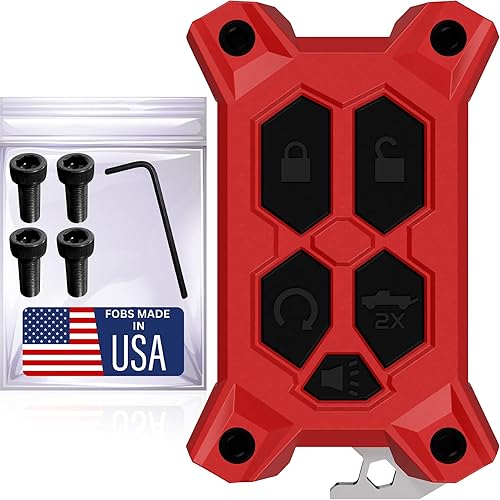 Vista 34 de Funda para llavero Chevy – para funda de llavero GMC – Accesorios Silverado Sierra – Abrebotellas integrado – Compatible con guía de ajuste