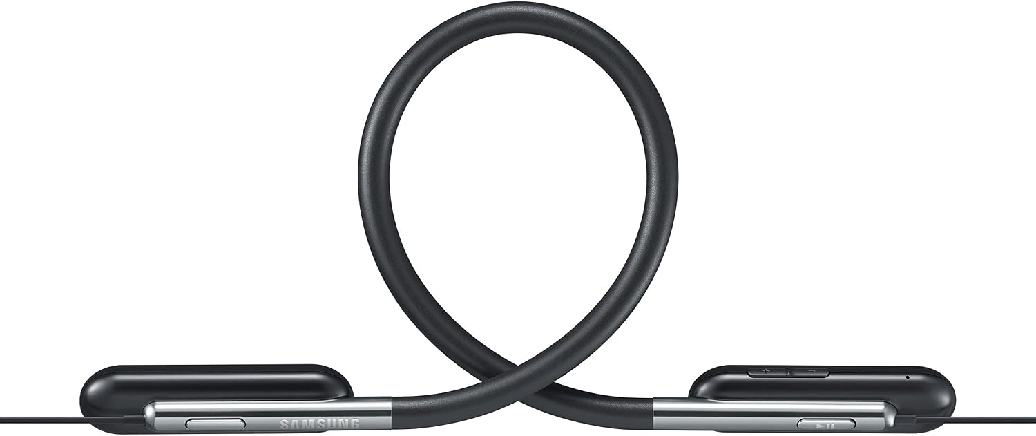 SAMSUNG U Flex Bluetooth Wireless In-ear Flexible Headphones with Microphone, Black.
