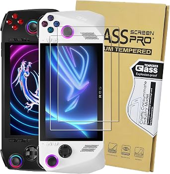 2 Pack Screen Protector for ASUS ROG XBox Ally 7.0 2025 & ROG Ally X 2024-2023 & MSI Claw 7 AI+ 2025 & MSI Claw A1M Handheld 7 inch 2024, Tempered Glass, Anti-Scratch, Case Friendly, Ultra HD