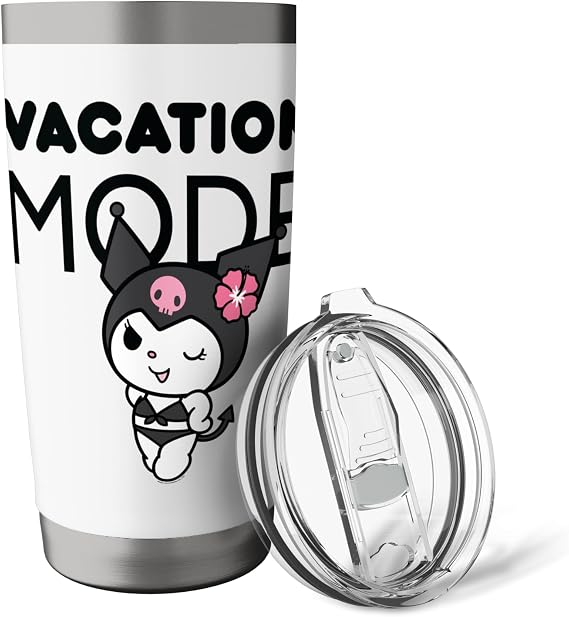 Kuromi Vacation Mode Stainless Steel Insulated Tumbler