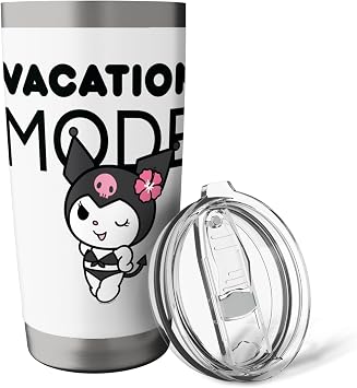 Kuromi Vacation Mode Stainless Steel Insulated Tumbler