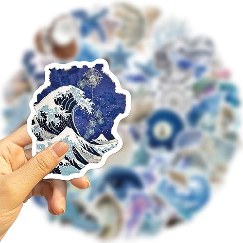 Miniatura 7 de Yoksas 50 calcomanías de hada de mariposa, vinilo impermeable para niñas, para botellas de agua, álbumes de recortes, portátiles, recuerdos de