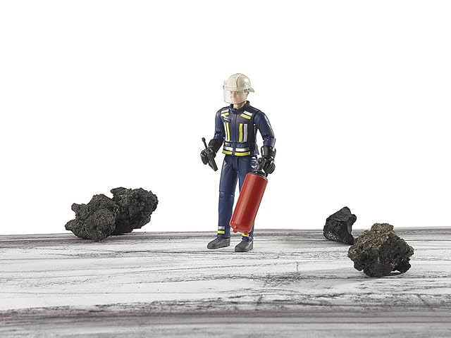 Foto 3 de 4 de bruder 60100 - Bombero con accesorios