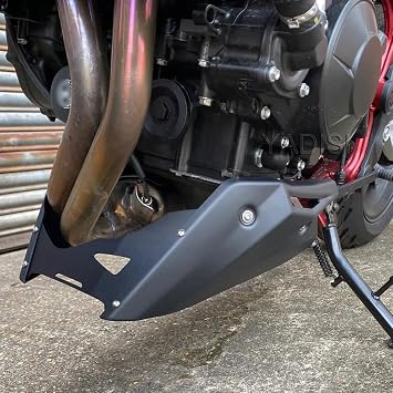 オートバイ CB750 腹パンロアパネルスポイラーフェアリングカウルカバー車体フレームキットエンジンガードシャーシバンパー保護 For CB750 cb750 CB 750 ホーネット 2023 2024 2025 ブラック 並行輸入品