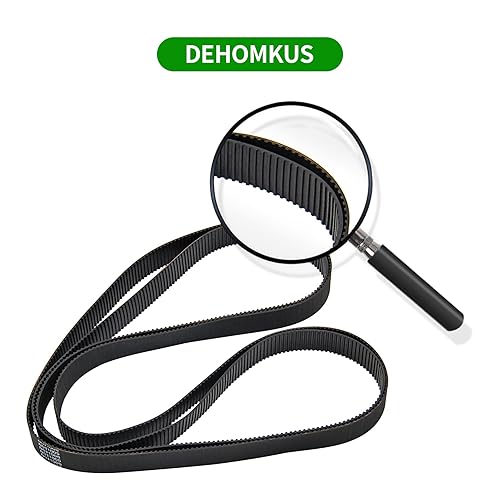 Miniatura 4 de DEHOMKUS 2 correas de transmisión para compresor de aire N011005 A12210 para DeWalt D55146, D55167, D55168, Craftsman 919-16755, 919-16760,