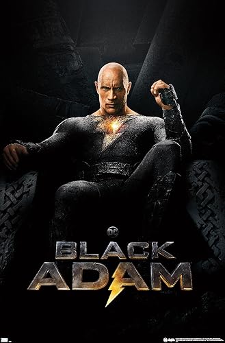Miniatura 7 de Trends International DC Comics Movie Black Adam - Póster de pared de una hoja Versión enmarcada Barnwood