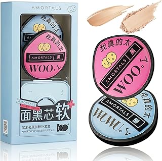 Juego de 2 esponjas de maquillaje y polvo con...