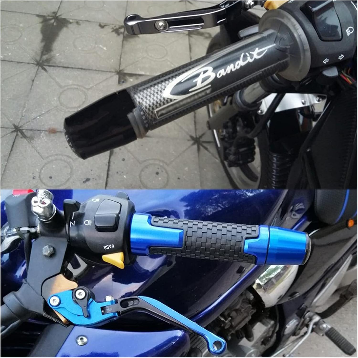 Motorcycle Handlebar Hand Grips Handle Bar End Cap Compatible with Su zu Ki DL1000 DL 1000 V-Strom 2013-2017 2014 2015
