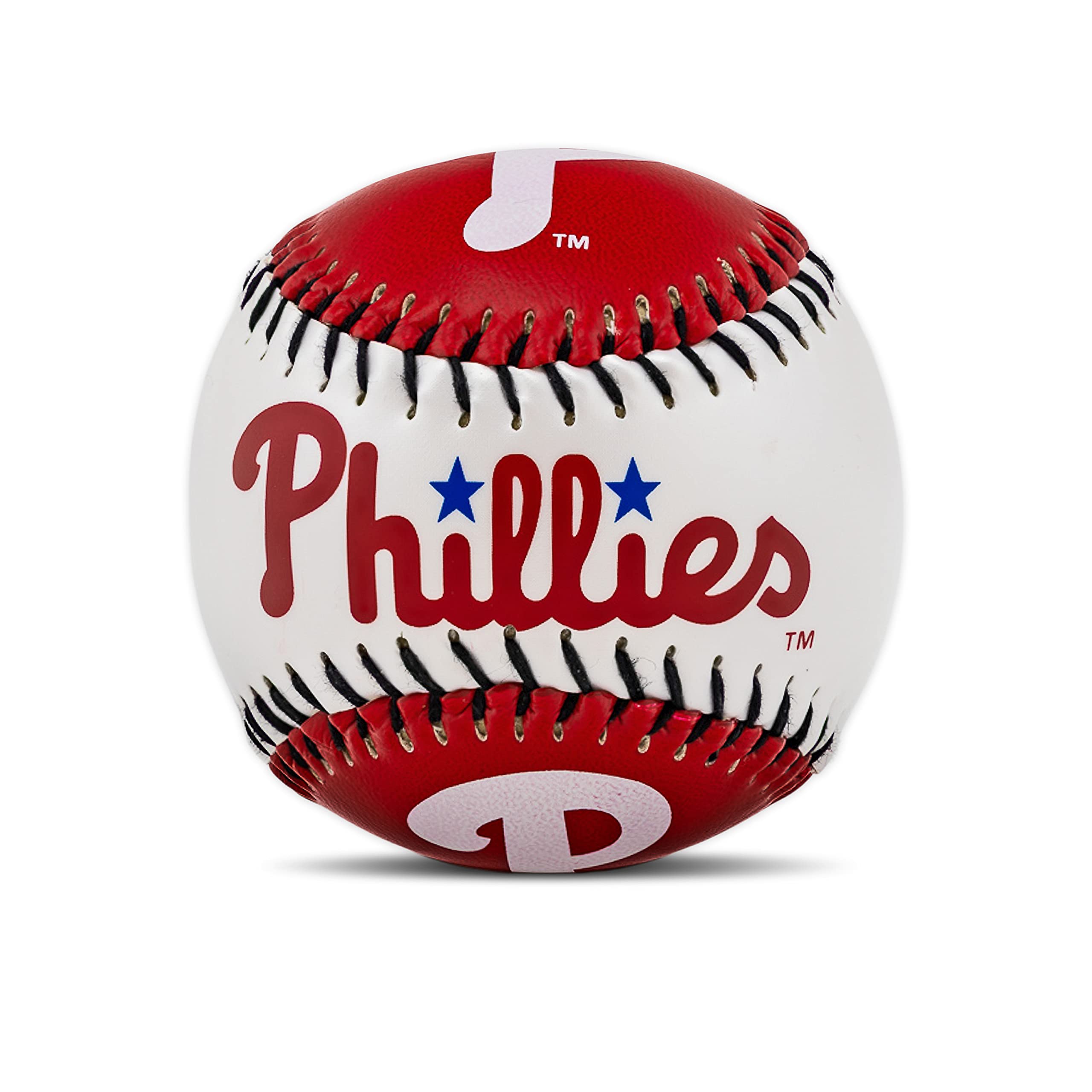 Philadelphia Philies MLB Team Baseball – Pelotas suaves con logotipo del equipo de la MLB – Béisbol de juguete para niños – Gran decoración para escritorios y oficina