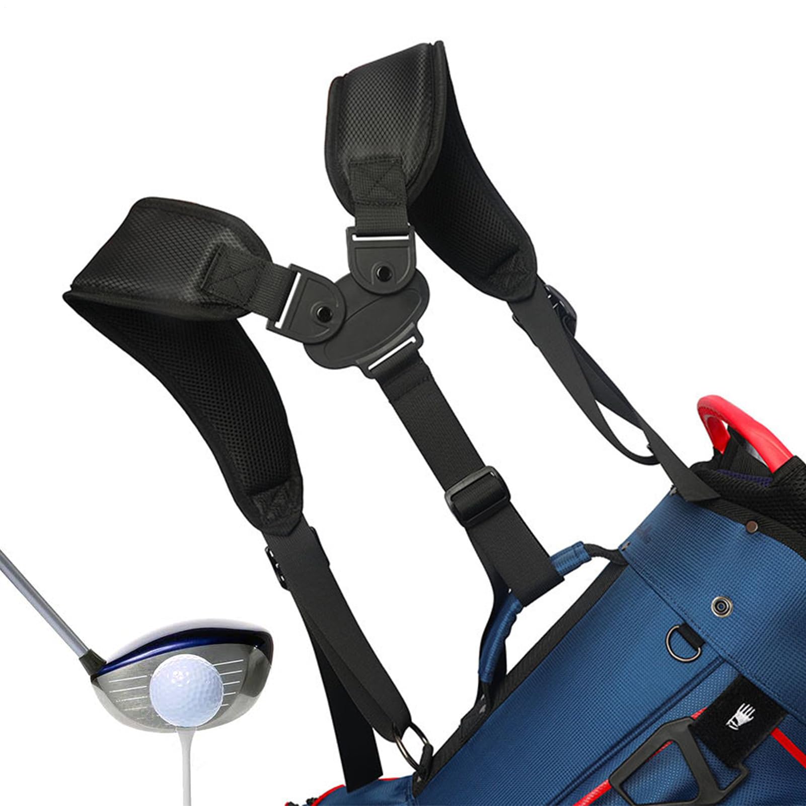 Correas para Bolsa de Golf, Correa de Hombro de Nailon Doble, Ajustable, Impermeable, Acolchada, Correas de Hombro de Repuesto, Bolsa de Golf, Correa de Hombro de Repuesto