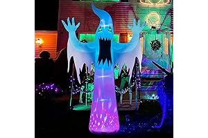 HBlife Giant Halloween Inflatable 12 FT Ghost with RGB Lights