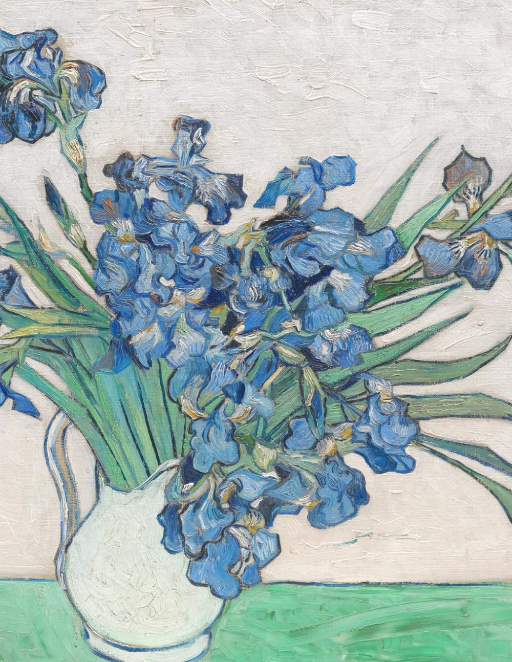 Van Gogh LARGE Notebook #14: Cool Artist Gifts - Irises Vincent Van Gogh Notebook College Ruled to write in 8.5x11" LARGE 100 Lined Pages (Vincent Van Gogh Collection)