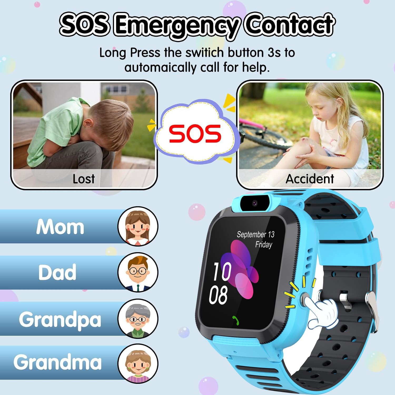 Orologio Bambini Con Proiettore - 24 Immagini Animati - Digitale Da Polso - Regalo Divertente Per Bambini - Foto 9