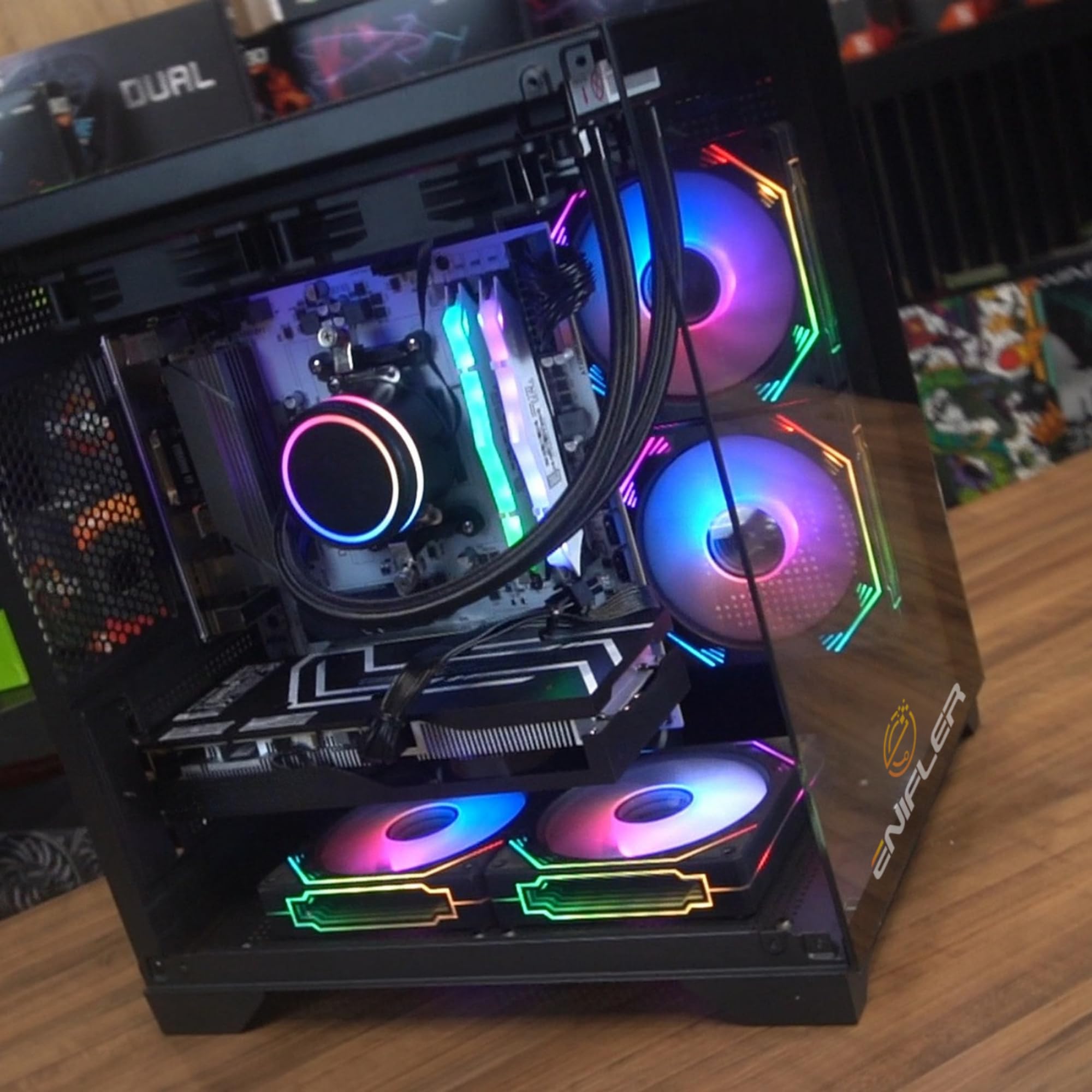 AMD PC Gamer Ryzen 5 5500, RX 7600, 16GB DDR4, SSD 500GB NVMe