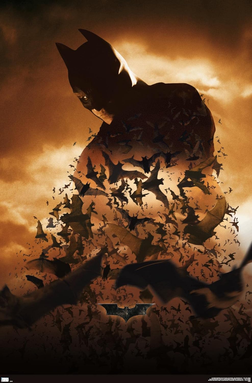Trends International DC Comics Batman Begins - Batman One Sheet Wall Poster, 22.375" x 34", Premium Unframed Version 22.375" x 34" Premium Unframed Version