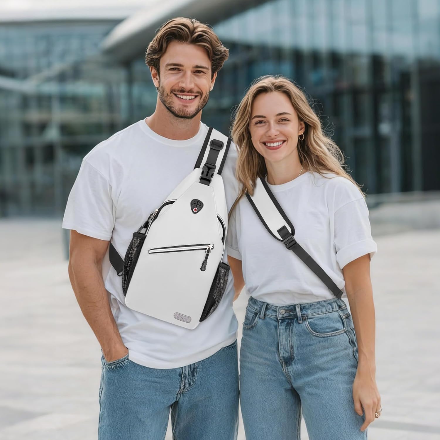 MOSISO Sling Backpack, Multipurpose Crossbody Shoulder Bag Travel Hiking Daypack