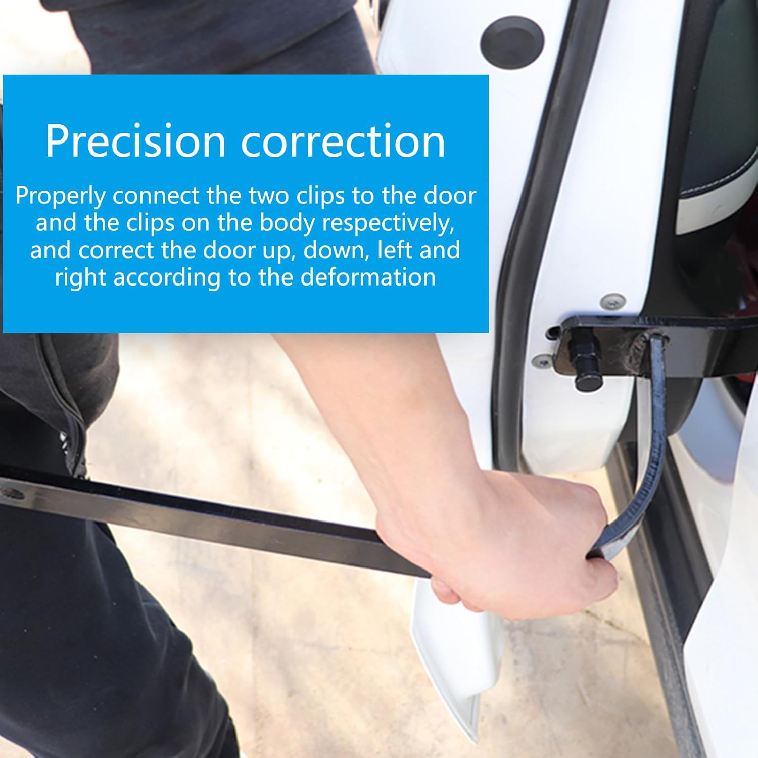Car Door Alignment Tool Adjusts Hinges on Most Car Door Adjuster for Bolted and Welded Hinge Easy to Operate